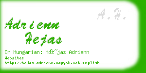 adrienn hejas business card